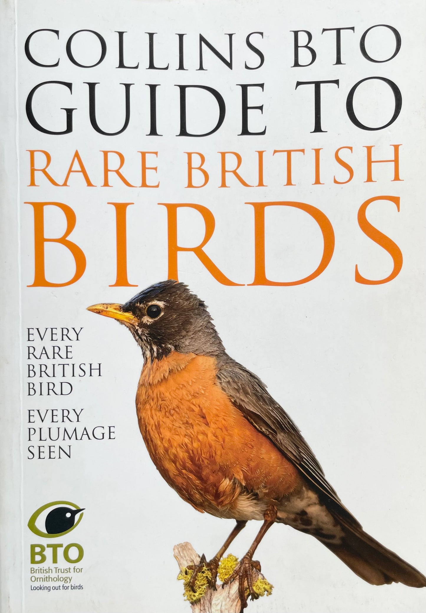 front cover of guide to rare british birds British Trust for Ornithology book