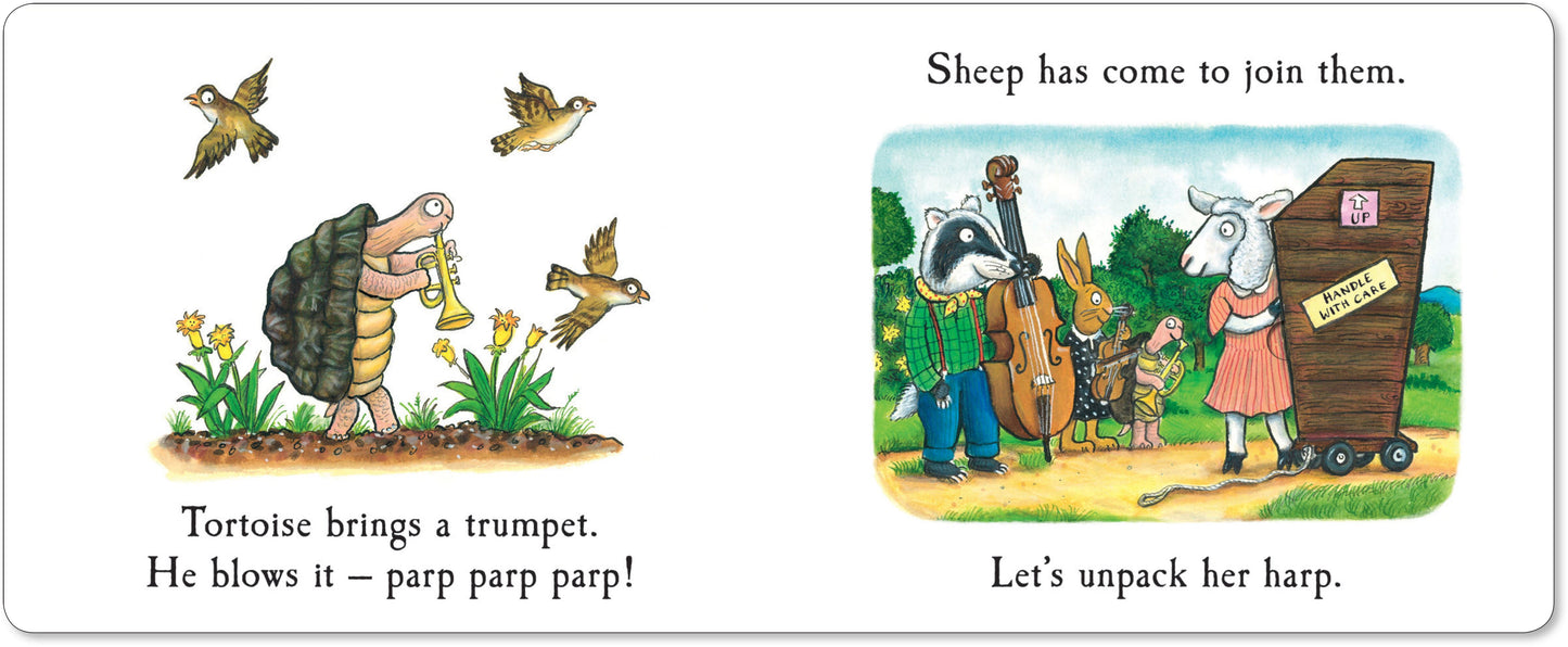 Badger's Band: A Lift-the-flap book (Tales From Acorn Wood)