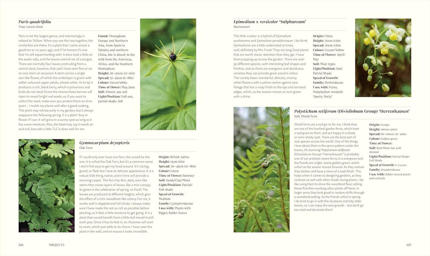 For the Love of Plants : Over 150 Plants to Bring Joy to Your Garden and Your Life