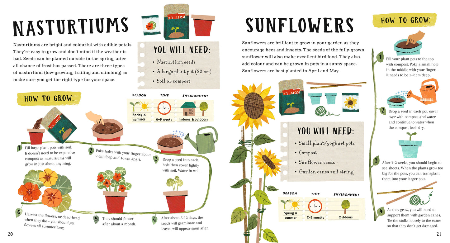 Growing Green: A First Book of Gardening