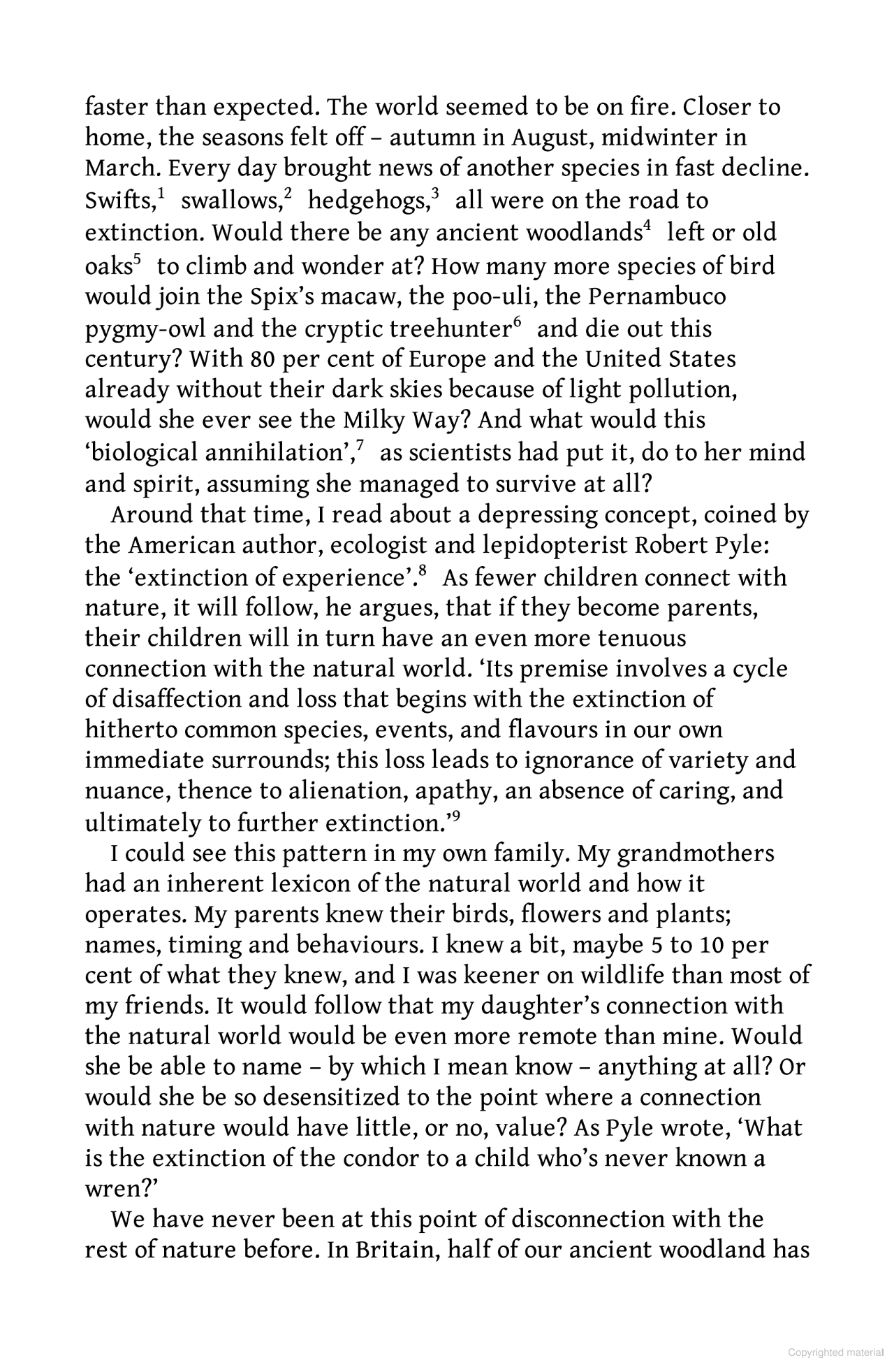 Losing Eden: Why Our Minds Need the Wild