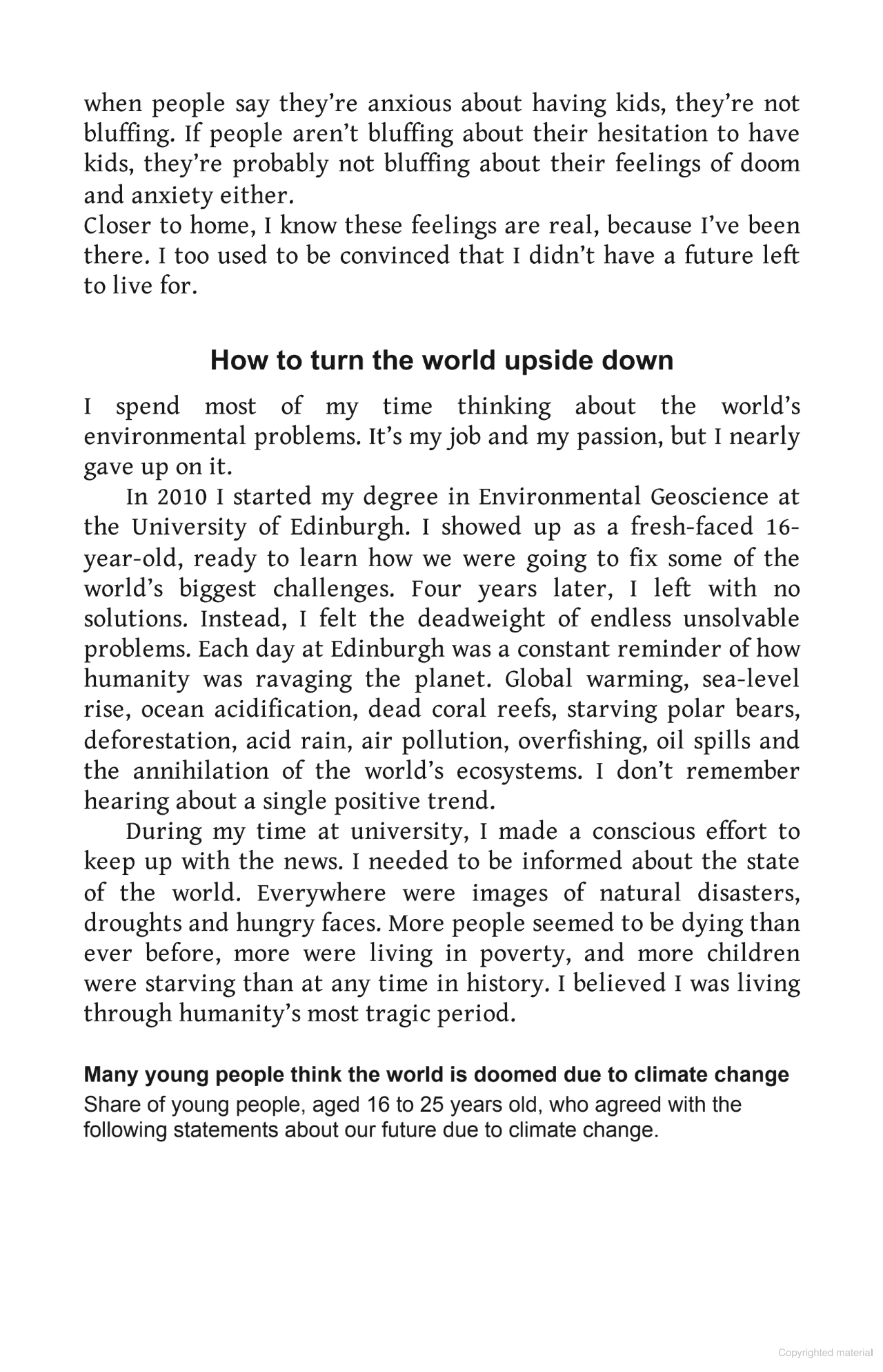 Not the End of the World: The Sunday Times bestseller