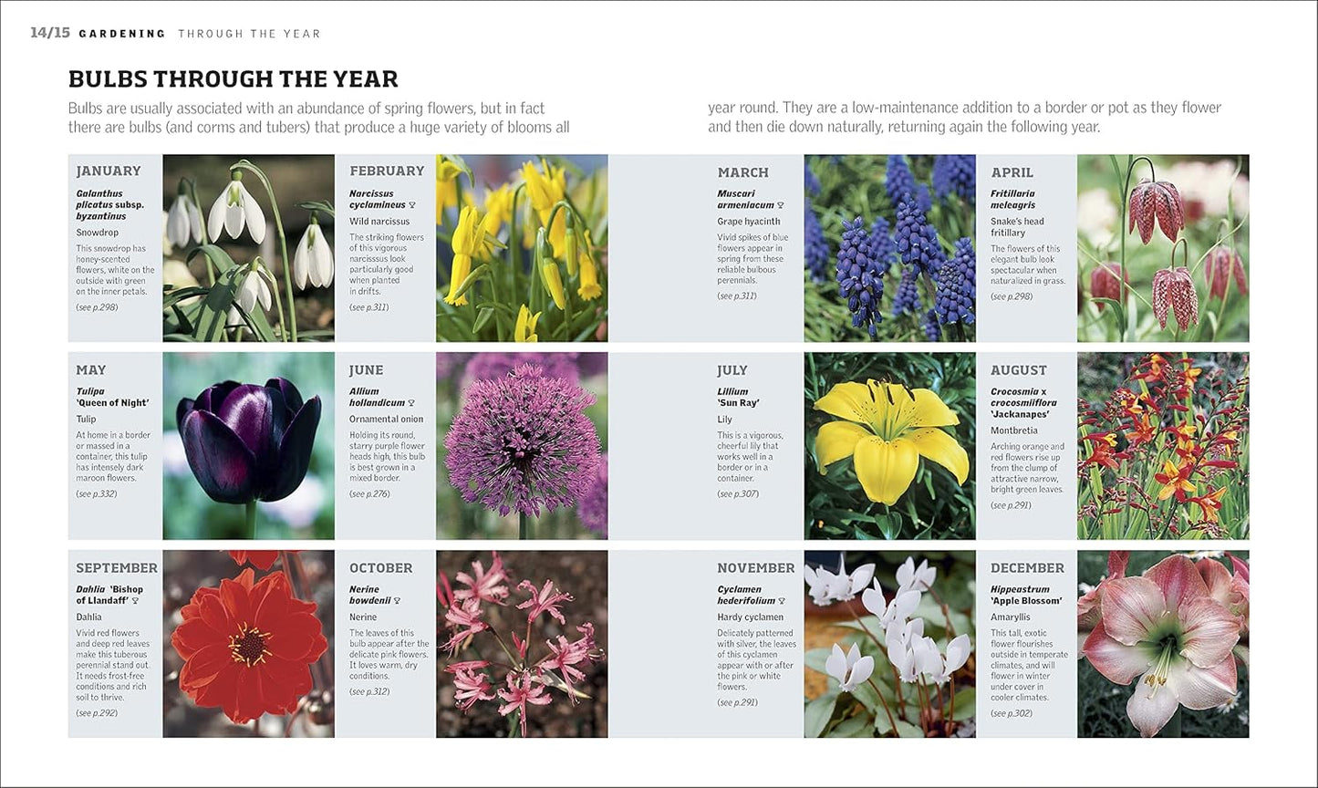 RHS Gardening Through the Year: Month-by-month Planning Instructions and Inspiration (Used)