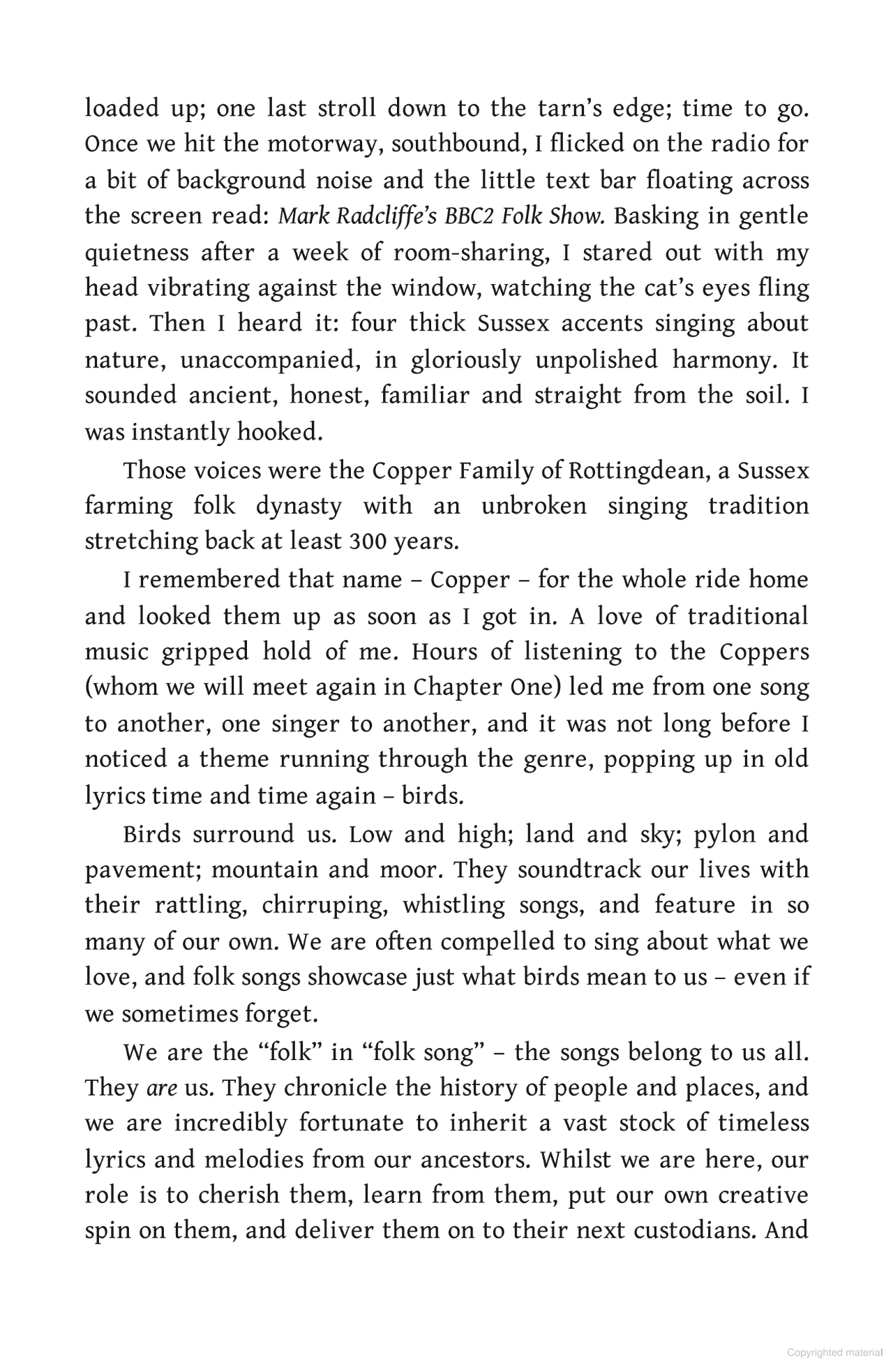 Singing Like Larks: A celebration of birds in folk songs