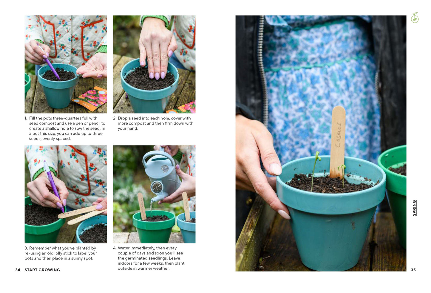 Start Growing: A Year of Joyful Gardening for Absolute Beginners