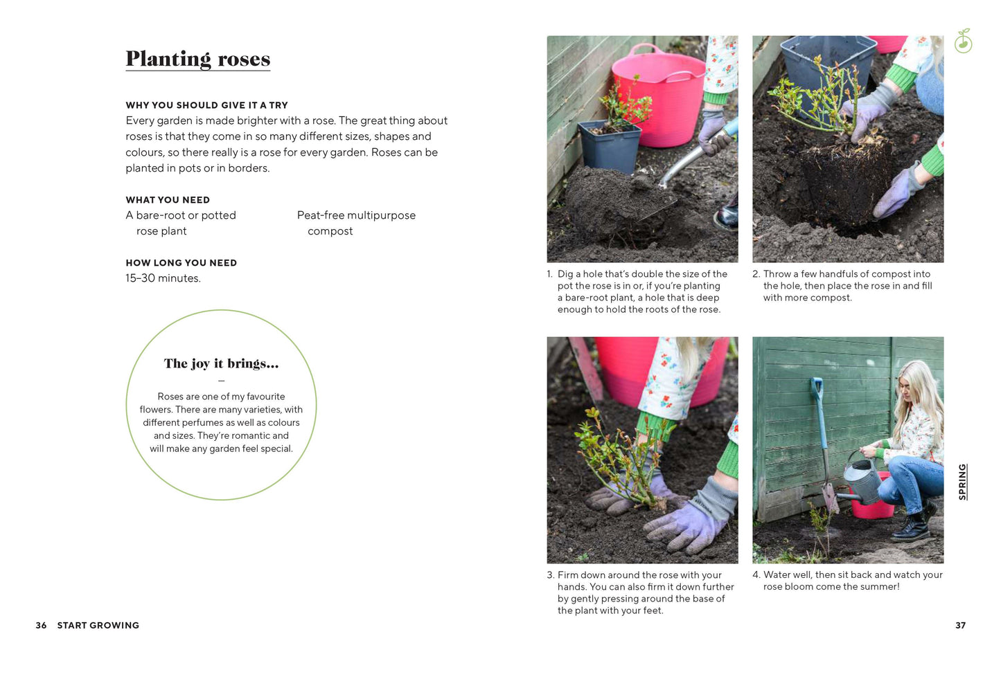 Start Growing: A Year of Joyful Gardening for Absolute Beginners