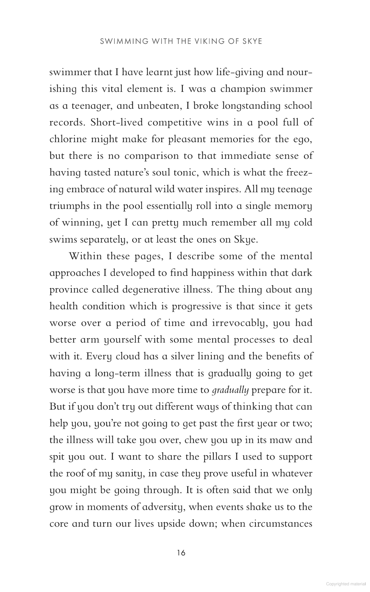 Swimming with the Viking of Skye: A true story of overcoming fear and finding hope