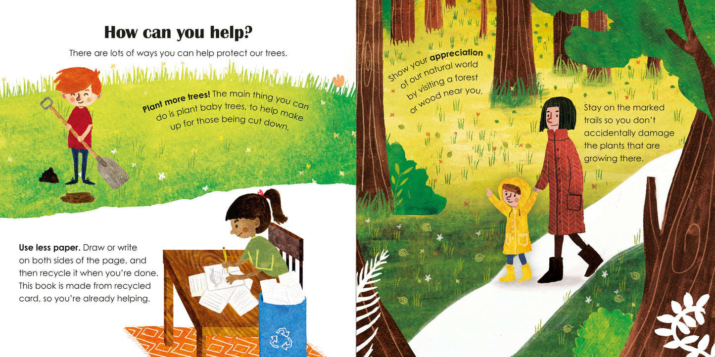 TREES: a lift the flap eco book