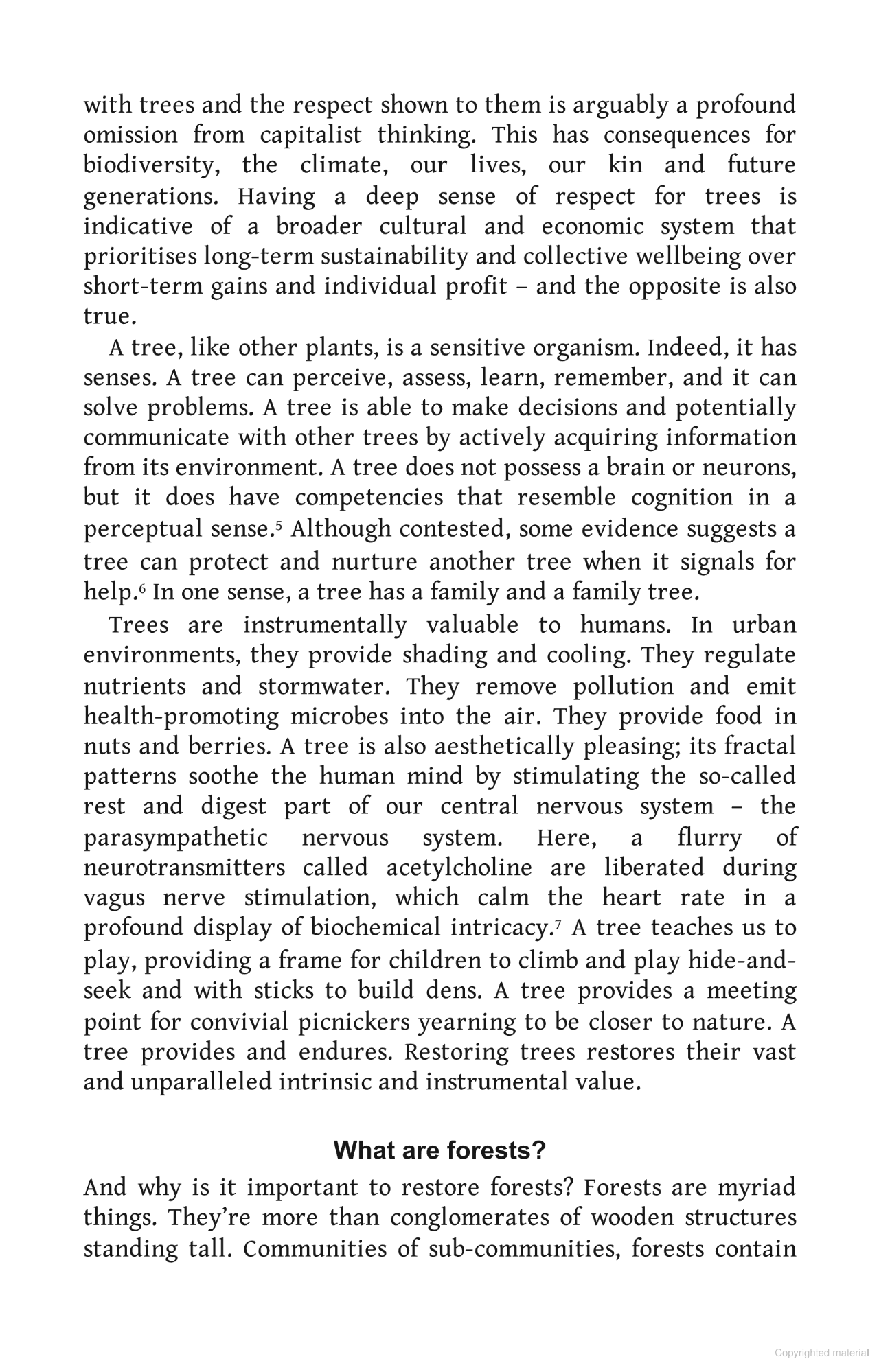 Treewilding: Our Past, Present and Future Relationship with Forests