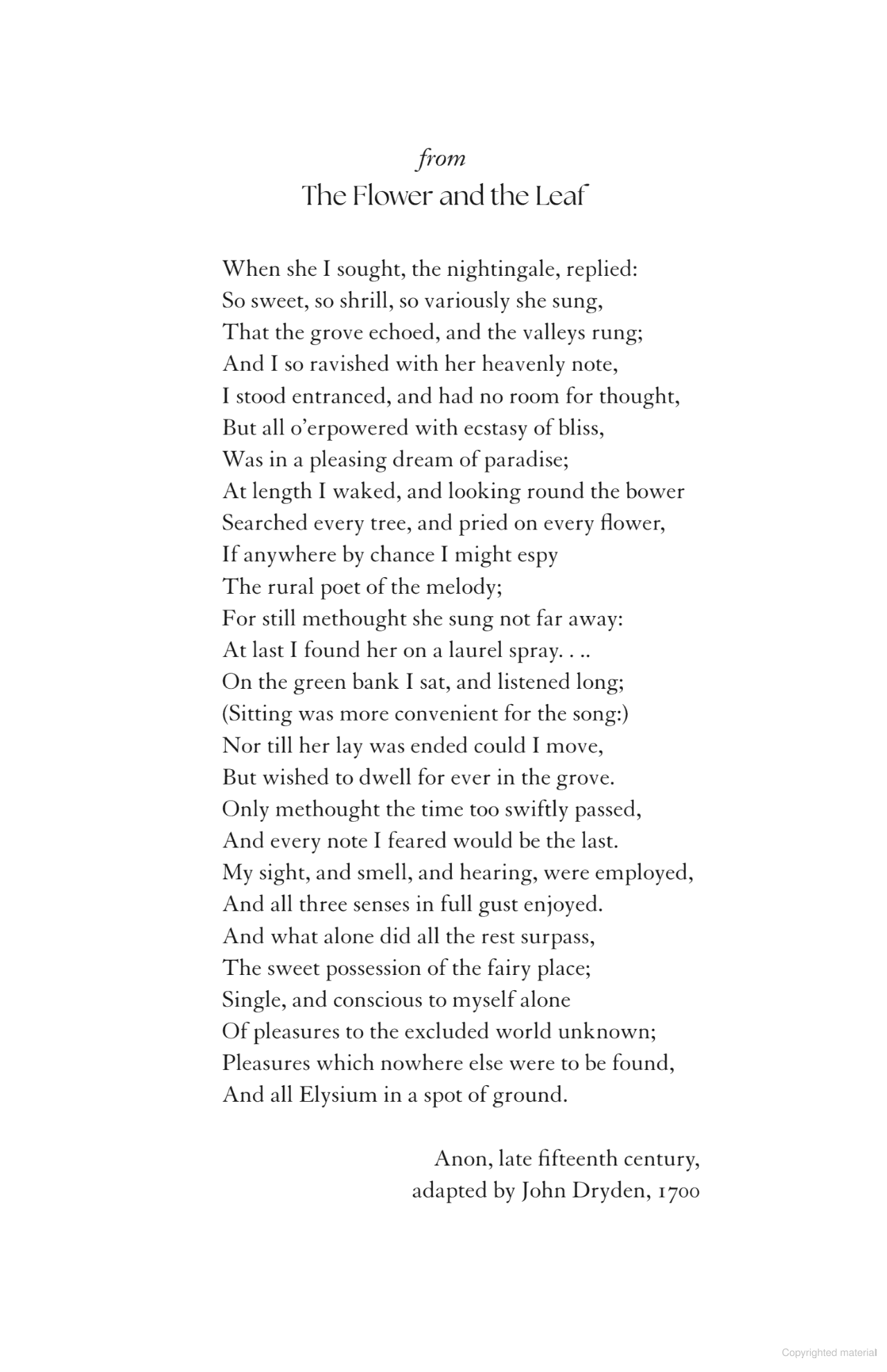 Whistling in the Dark: In Pursuit of the Nightingale