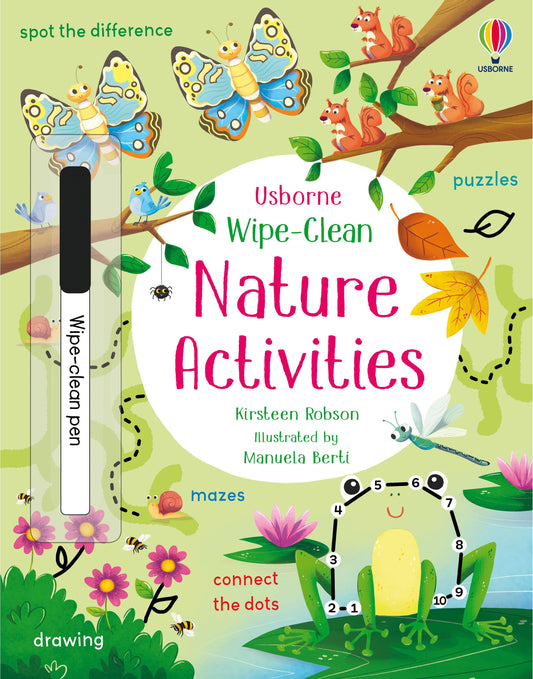 Usborne: Wipe-Clean Nature Activities