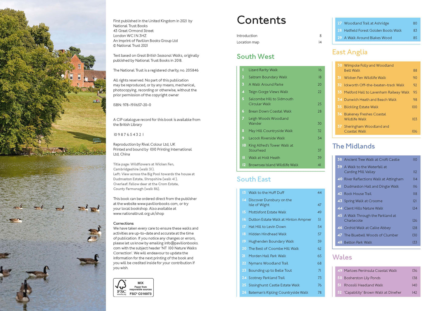 100 Nature Walks (National Trust)