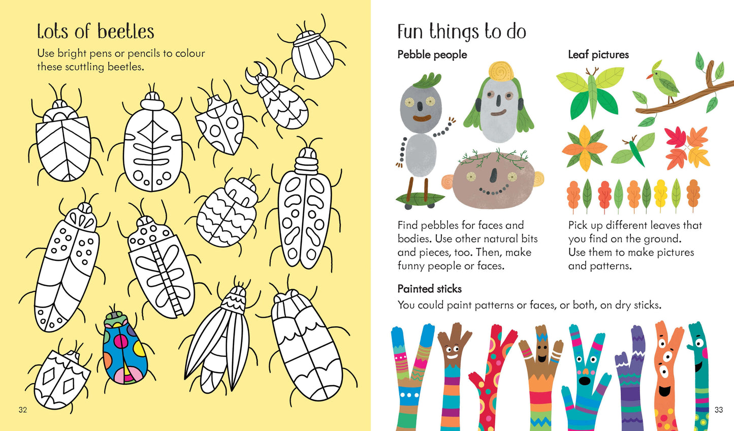 Little Children's Nature Activity Book (Usborne)