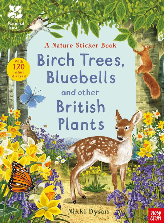 National Trust: Birch Trees, Bluebells and Other British Plants (Sticker book)