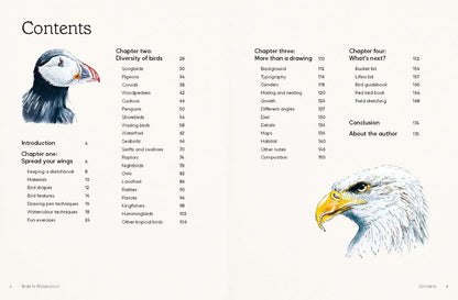 Birds in Watercolour: A Beginner's Guide to Drawing and Painting Birds