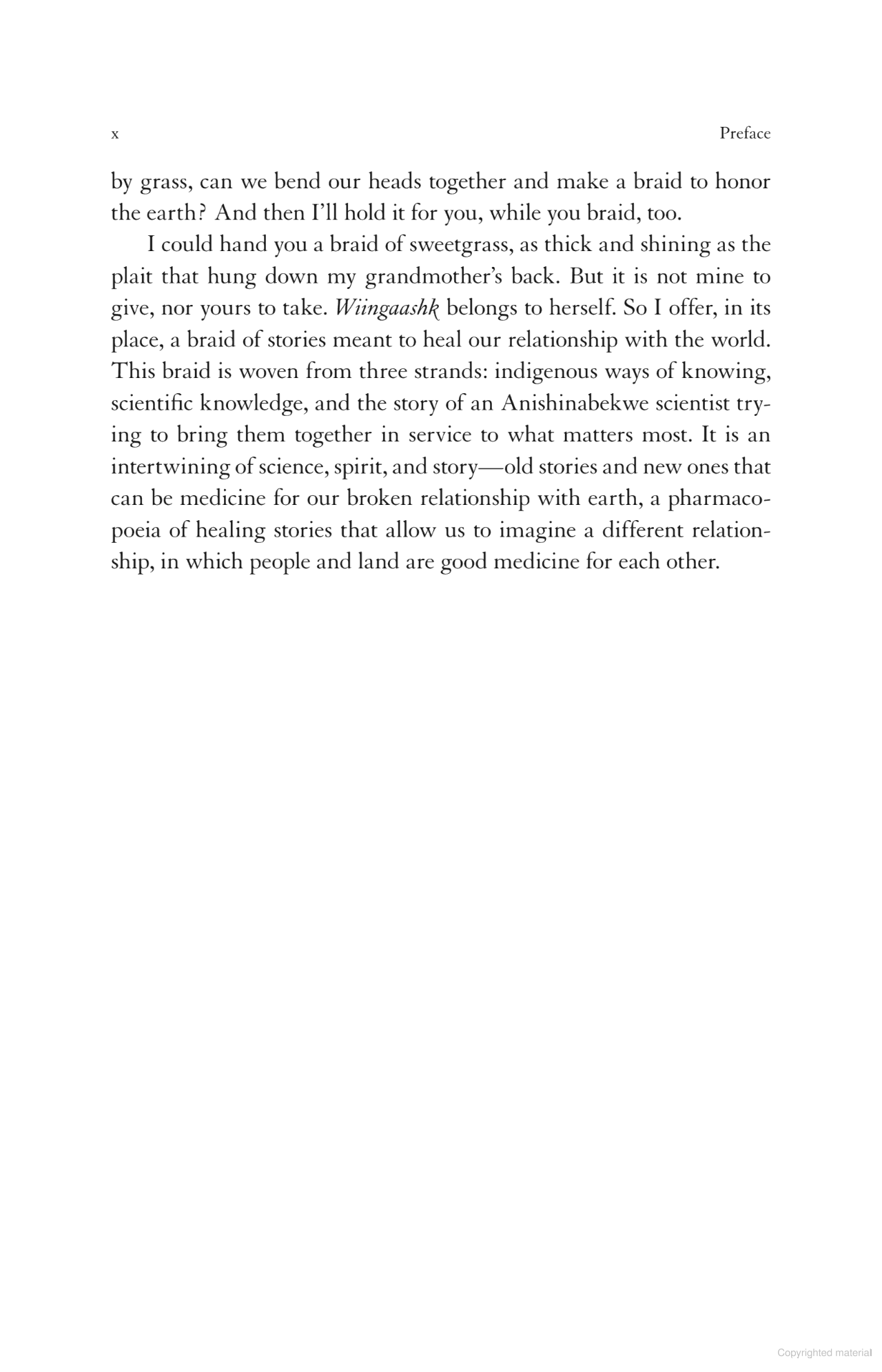 Braiding Sweetgrass