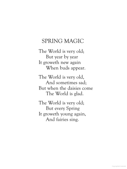 Flower Fairies of the Spring