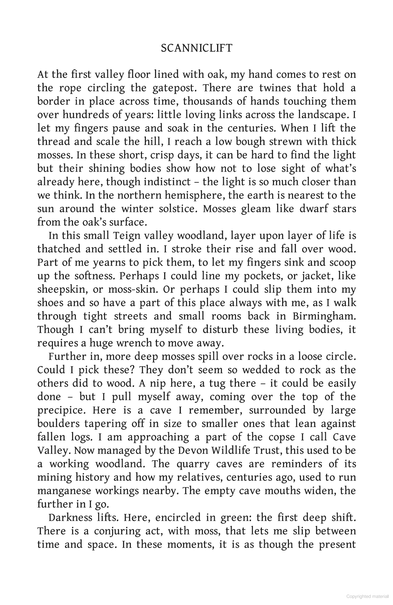 Twelve Words for Moss