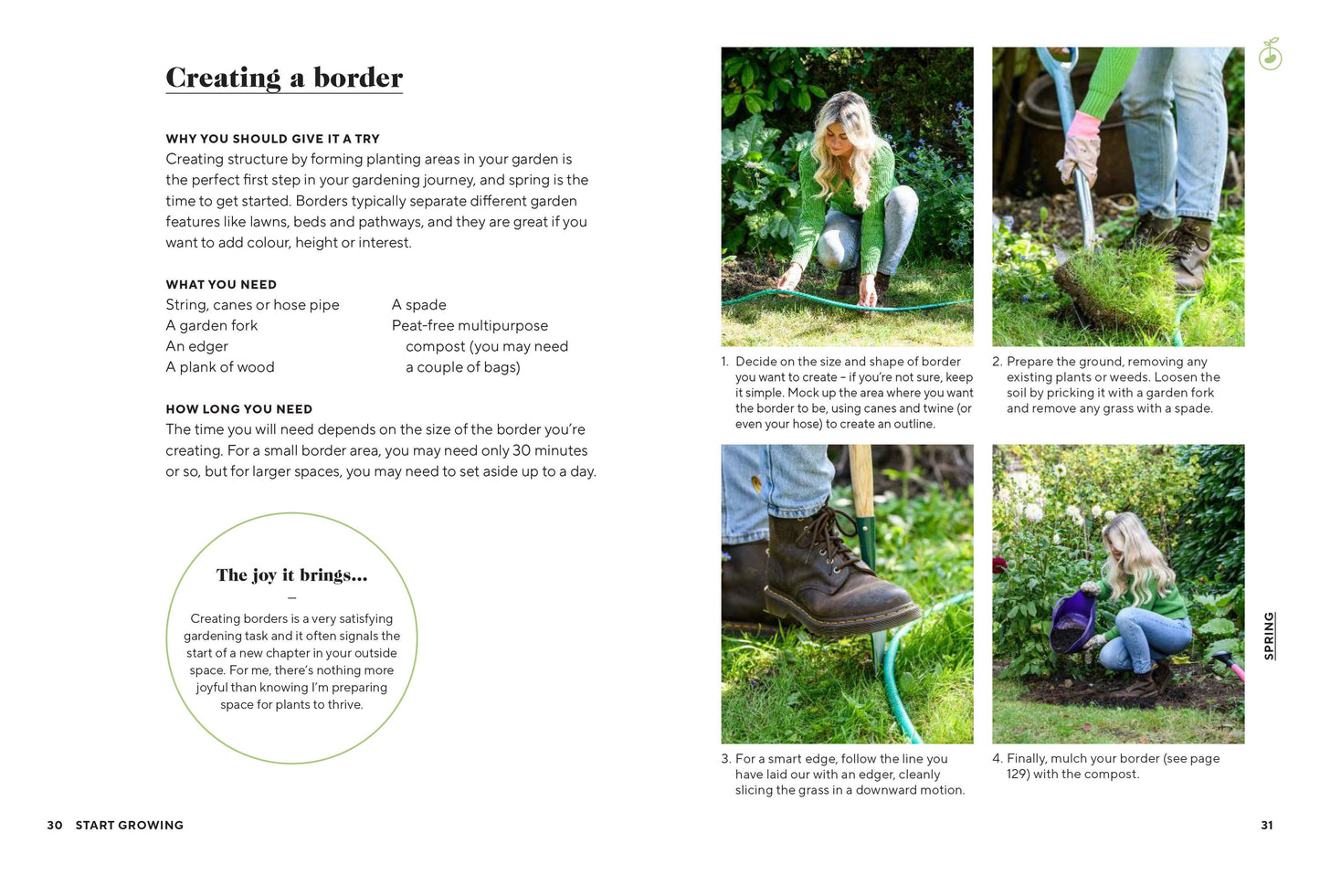 Start Growing: A Year of Joyful Gardening for Absolute Beginners