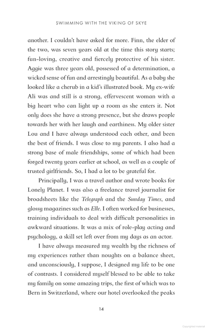 Swimming with the Viking of Skye: A true story of overcoming fear and finding hope