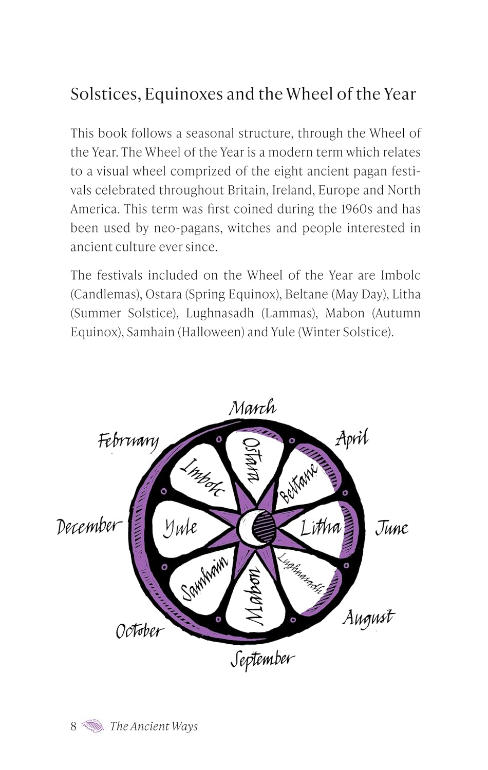 The Ancient Ways : A Year of Folklore, Traditions and Rituals to Reconnect with Nature