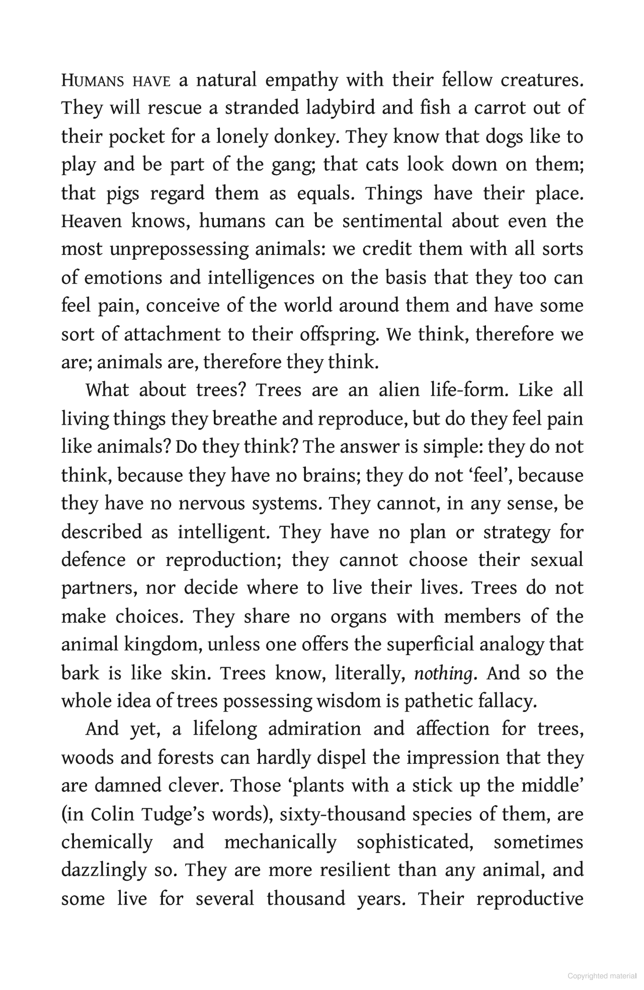 The Wisdom of Trees