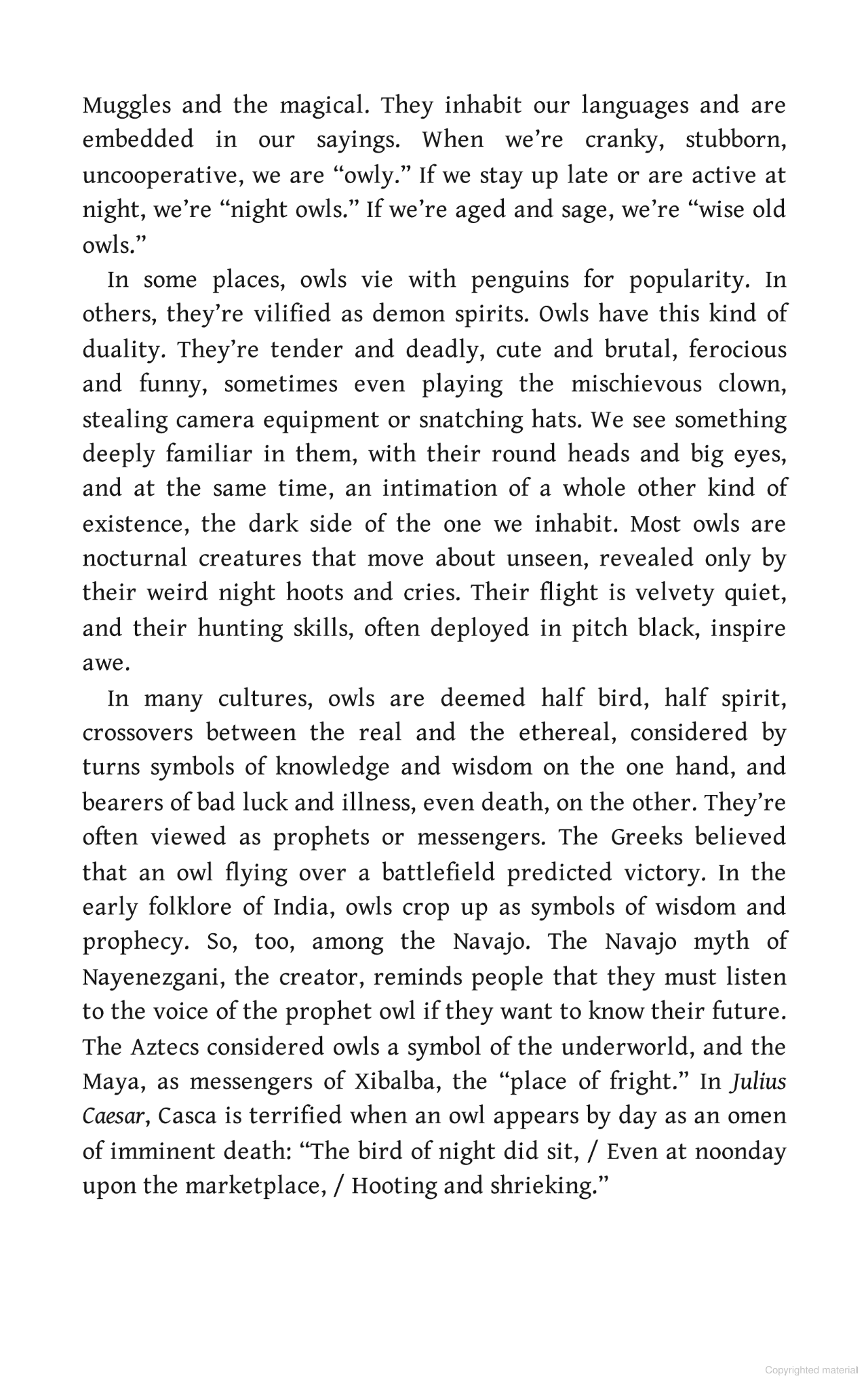 What an Owl Knows: The New Science of the World’s Most Enigmatic Birds